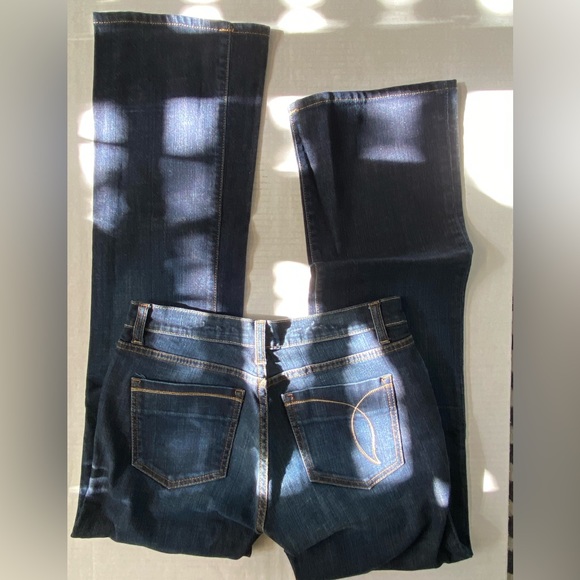 Edun Medium Wash Flare Jeans - Picture 2 of 14